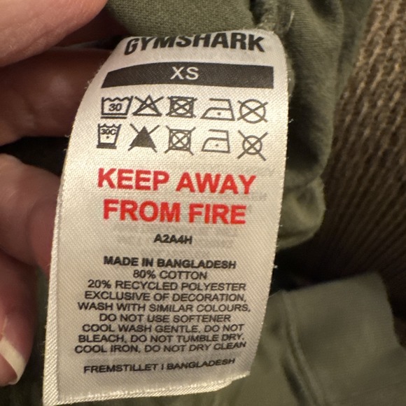 GYMSHARK Joggers Olive Green Men's Size XS - Picture 8 of 9